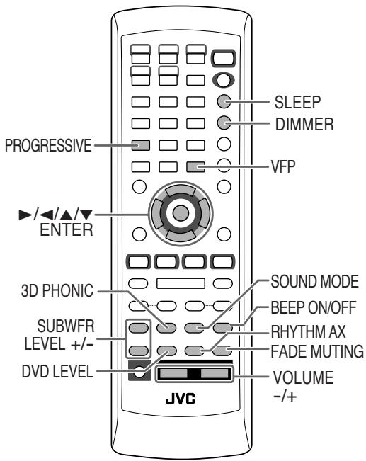 JVC CA-HXGD8 - Tägliche Bedienung — Klang u. andere Einstellungen - 1