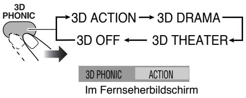JVC CA-HXGD8 - Wählen von 3D PHONIC-Modus - 1