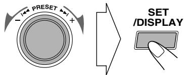 JVC CA-HXGD8 - Stellen Sie die Uhrzeit ein. - 1
