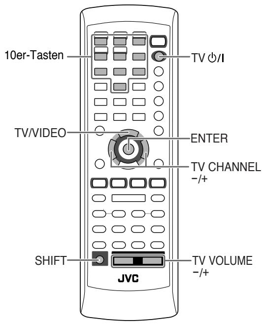 JVC CA-HXGD8 - Bedienung des Fernsehers - 1