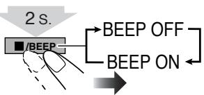 JVC CA-HXGD8 - Ein- und Ausschalten des Tastenberührungstons - 2
