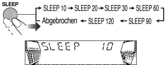 JVC CA-HXGD8 - Geben Sie die Zeit ein (in Minuten). - 1