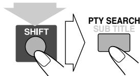 JVC CA-HXGD8 - Opzoeken van een programma met gebruik van de PTY-codes - 1