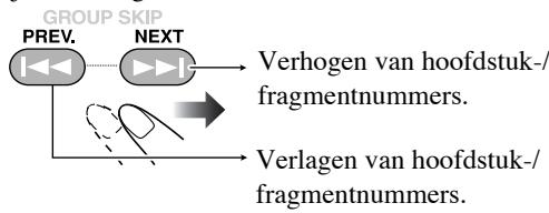 JVC CA-HXGD8 - Kiezen van een hoofdstuk/fragment - 1