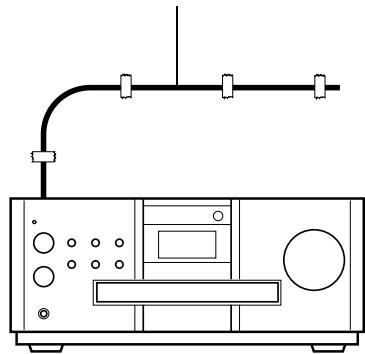 JVC EX-A1 - Raccordement de l'antenne FM (fournie) - 2