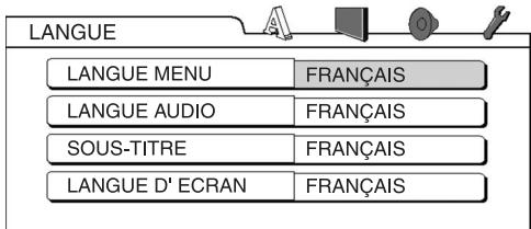 JVC EX-A1 - Appuyez sur la touche CHOICE lorsque le disque est arrêté ou lorsqu'il n'y a pas de disque chargé ("PAS DE DISQUE" est affiché). - 1