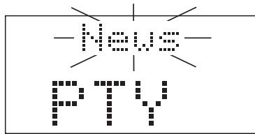 JVC EX-A1 - Wenn die Anzeige "SELECT" blinkt, wiederholt die Taste PTY + oder PTY - drücken, um den gewünschten PTY-Code einzustellen. - 1