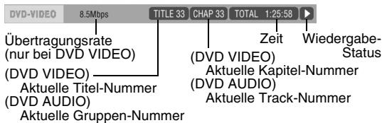 JVC EX-A1 - Informationen in der Statusleiste - 1