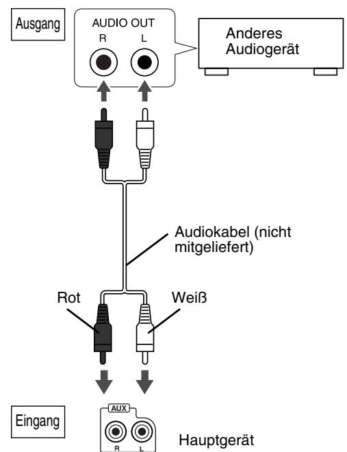 JVC EX-D1 - Anschlieben an andere Audiogeräte - 1