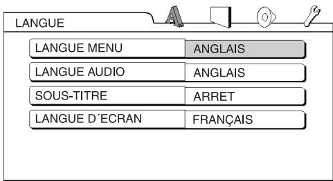JVC EX-D5 - Appuyez sur SET UP pendant que le disque est à l'arrêt ou qu'aucun disque n'est en place ("NO DISC" est affché). - 1