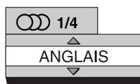 JVC EX-D5 - Appuyez sur AUDIO pendant la lecture d'un disque contenant des dialogues en plusieurs langues. - 1