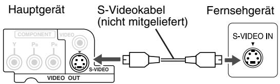 JVC EX-D5 - Anschluss mit dem S-Videokabel - 1