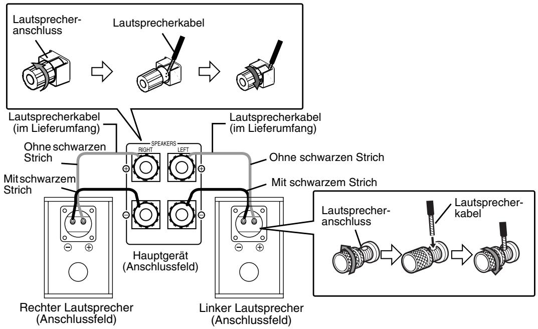 JVC EX-P1 - Anschluss der Laufsprecher - 1
