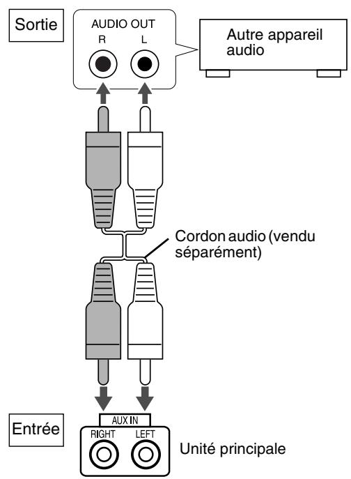 JVC EX-P1 - Raccordement à un autre appeareil audio - 1