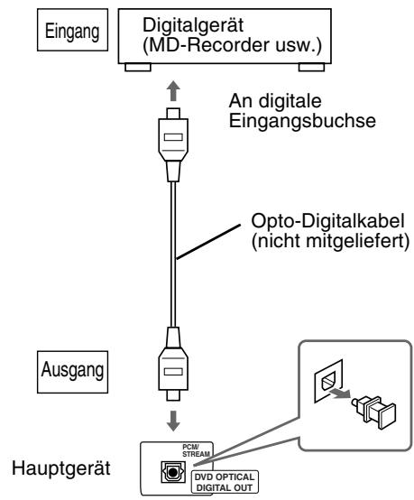 JVC FS-Y1 - Anschlieben an ein Digitalgerät - 1