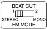 JVC RC-EX 10B - INTERRUPTEUR BEAT CUT/FM MODE - 1