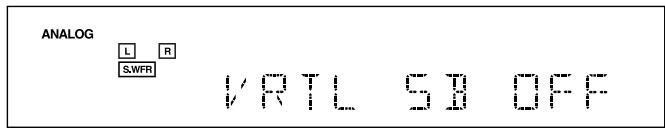 ANALOG L F SWFR V/RTL 50 OFF