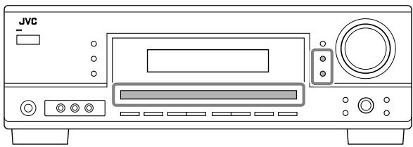 JVC RX-5060B - Sélection du mode d'entrée analogique ou numérique - 1