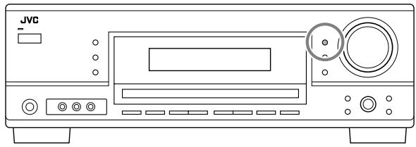JVC RX-5060B - Changement de la luminosité de l'affichage - 1