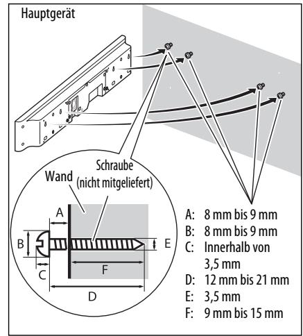 JVC TH-BA1 - Anbringen and der Wand - 1