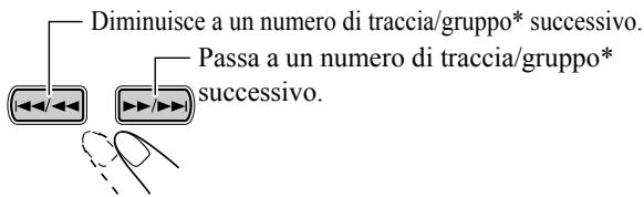JVC UX-G46 - Per scegliere una traccia/gruppo* - 1