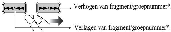 JVC UX-G46 - Kiezen van een fragment/groep* - 1