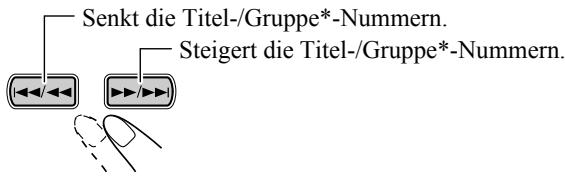 JVC UX-G46 - Zum Wahlen eines Titels / einer Gruppe* - 1