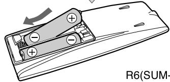 JVC UX-G46 - Punto 2: Prepare il telecomando - 2