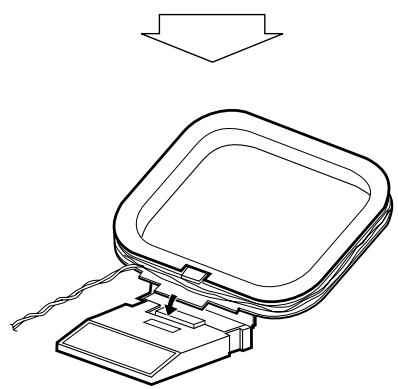 JVC UX-G46 - Zum Montieren und Anschlieben der AM-Rahmenantenne - 3
