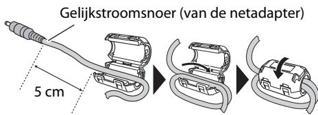 Gelijkstroomsoer (van de netadapter) 5 cm