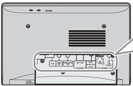 JVC UX-VJ5V - Uso del filtro a nucleo di ferrite - 2