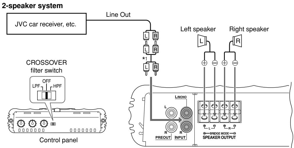 JVC KS-AR8002D - SPEAKER CONNECTIONS - 5
