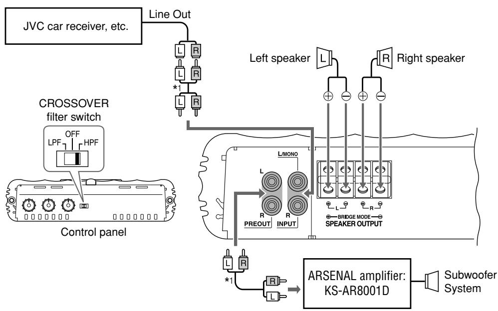 JVC KS-AR8002D - SPEAKER CONNECTIONS - 8