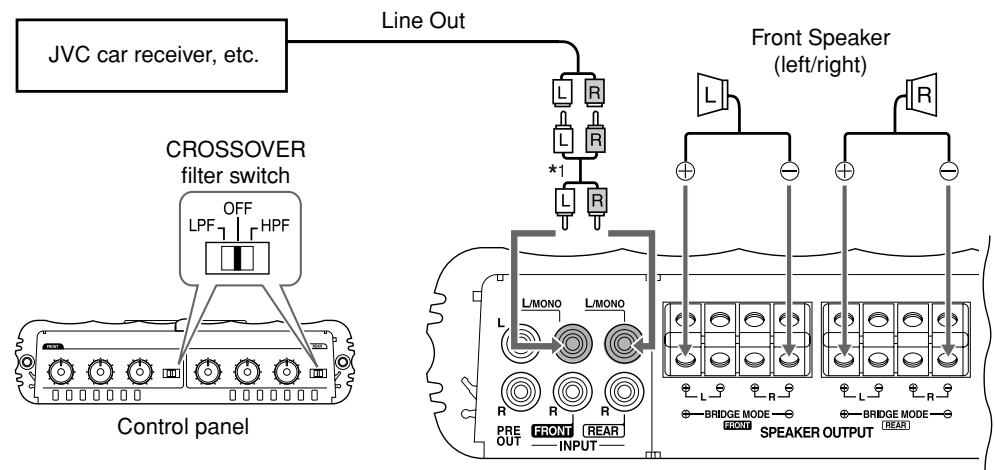 JVC KS-AR8004D - SPEAKER CONNECTIONS - 3