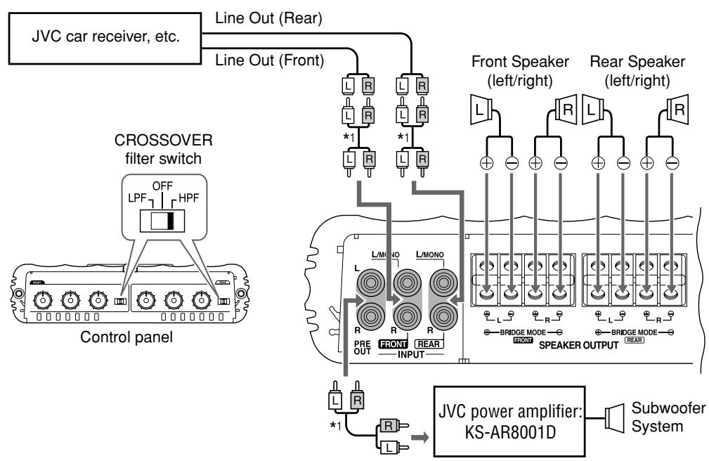 JVC KS-AR8004D - SPEAKER CONNECTIONS - 4