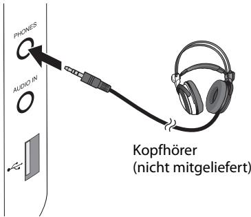 JVC NX-SA1B - Anschlieben der Kopfhörer - 1