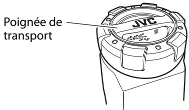 JVC RV-NB90B - Utilisation des poignées de transport - 1