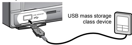 JVC TH-D60 - Playing back a file on a USB mass storage class device - 1