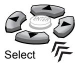 JVC TH-D60 - Select the desired item, then confirm the selection. - 1