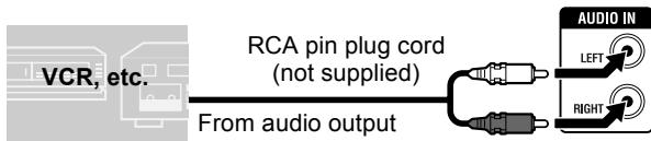JVC TH-D60 - Audio connection - 2