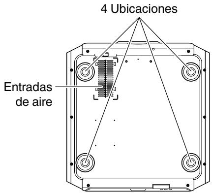 JVC DLA-X55R - Precauciones durante el montaje - 2