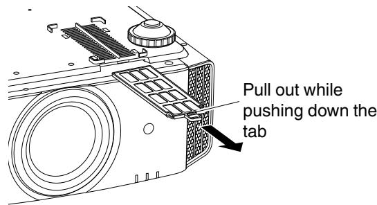 JVC DLA-X55R - Remove the inner filter - 1
