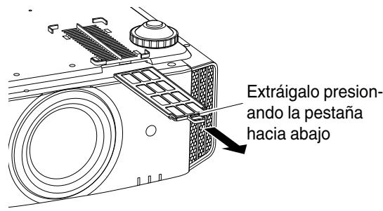JVC DLA-X55R - Retire el filtro interno - 1