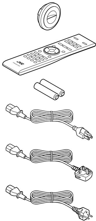 JVC DLA-X55R - Compruebe los accesorios - 1
