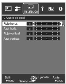 JVC DLA-X55R - Ajuste depixel X35 - 1