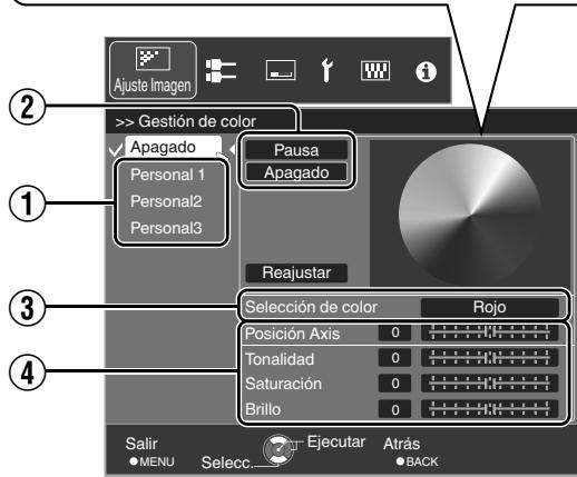 JVC DLA-X55R - Ajuste según el color preferido. - 2