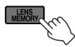 JVC DLA-X55R - Appuyez sur le bouton [LENS MEMORY] pour afficher "Sélection des paramètres de l'objet" - 1