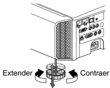 JVC DLA-X55R - Ajuste del ángulo de elevación del projector - 2