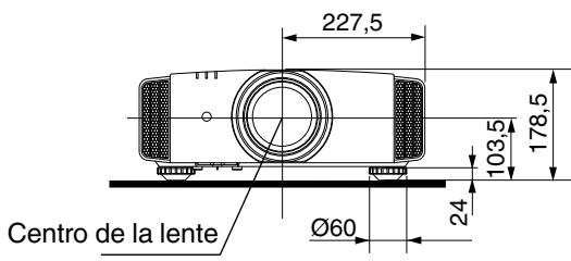 JVC DLA-X55R - Dimensiones - 3
