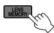 JVC DLA-X55R - Appuyez sur le bouton [LENS MEMORY] pour afficher "Editor le nom de la mémoire de position de l'objectif" - 1